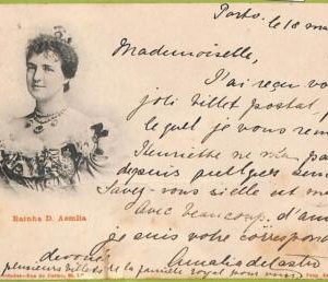ad2392 - PORTUGAL - VINTAGE POSTCARD - Rainha D.Aemlia - 1899 ROYALTY