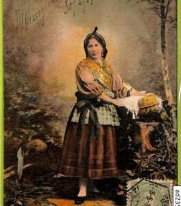 ad2352 - PORTUGAL - VINTAGE POSTCARD - Ethnic - 1907