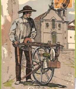 ad2357 - PORTUGAL - VINTAGE POSTCARD - Lisboa- Ethnic, Costumes - 1907