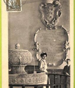 ad3728 - PORTUGAL - VINTAGE POSTCARD  -  Caldas da Rainha - 1909
