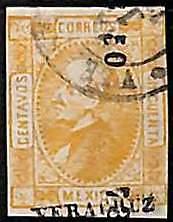 94940bB  - MEXICO -  STAMPS  - Yvert #  52 I -   Fine USED