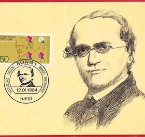 ai5869 - Germany - Postal History - MAXIMUM CARD - Medicine MENDEL Genetics 1984
