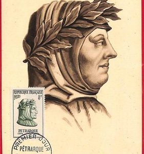 ai5873 - FRANCE  - Postal History - MAXIMUM CARD - Litterature - 1956  DANTE