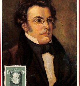 ai5902 - Austria - Postal History - MAXIMUM CARD - MUSIC, Schubert