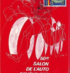 ai5904 - Switzerland - Postal History - MAXIMUM CARD -  1980 Salon de L'AUTO