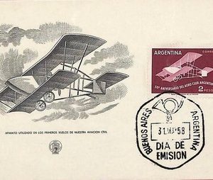 ai5929 - ARGENTINA - Postal History - MAXIMUM CARD - Aviation - 1958