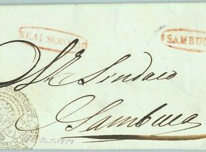 95966 - SICILIA - Storia Postale - BUSTA: POSTA REALE lettera per  SAMBUCA 1851