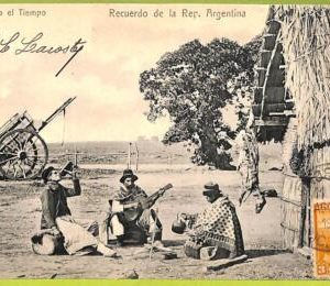 af1188 - ARGENTINA - Vintage Postcard - Matando el Riempo - 1904