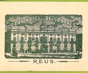 af3902 - SPAIN - HOTEL CARD - Gran Hotel de Londres
