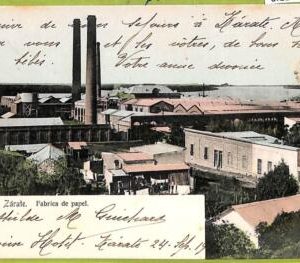 af1140 - ARGENTINA - Vintage Postcard - Zarate - Fabrica de Papel