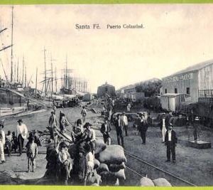 af0988 - ARGENTINA - Vintage Postcard - Santa Fe - Puerto Colastine
