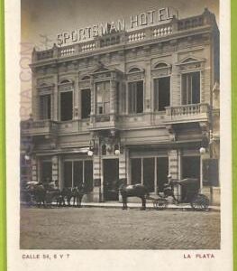 af0843 - ARGENTINA - Vintage Postcard - LA PLATA - Calle 54 - R!