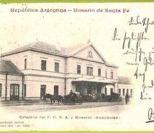 af0994- ARGENTINA - Vintage Postcard - Rosario de Santa Fe - 1904