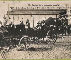 af1253 - ARGENTINA - Vintage Postcard  - Royalty - 1910