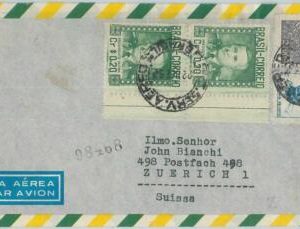 74404 - BRAZIL - POSTAL HISTORY - Mixed franking on AIRMAIL COVER to SWITZERLAND