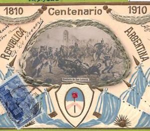 af1147 - ARGENTINA - Vintage Postcard - Centenario 1810-1910
