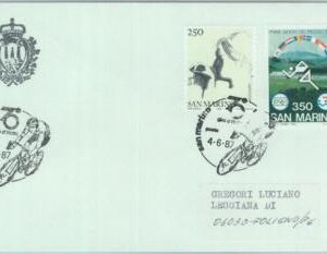 89843 - SAN MARINO - Postal History - SPECIAL POSTMARK 1987  SPORT  Cycling
