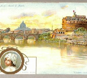 ab0087 - VINTAGE POSTKARTE - ROM Stadt: Ponte und Gastel S. Angelo