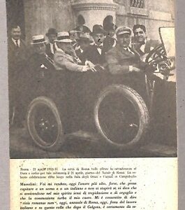 ab0453 - CARTOLINA D'EPOCA - ROMA Città : Mussolini