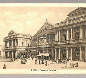 ab0116 - POSTAL VINTAGE - ROMA Ciudad: Estación Termini
