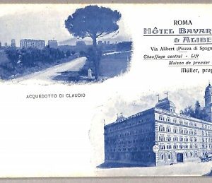 ab0461 - CARTOLINA D'EPOCA - ROMA Città : Hotel Bavaria - Aliberi