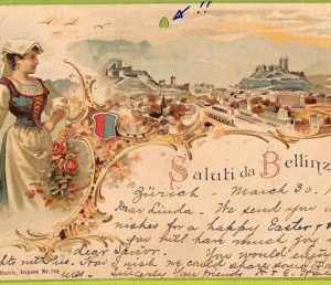 af5273 - SWITZERLAND Schweitz - Ansichtskarten VINTAGE POSTCARD -Bellinzona-1900