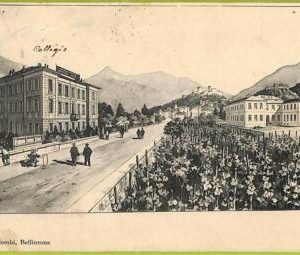 af5270 - SWITZERLAND Schweitz - Ansichtskarten VINTAGE POSTCARD -Bellinzona-1905