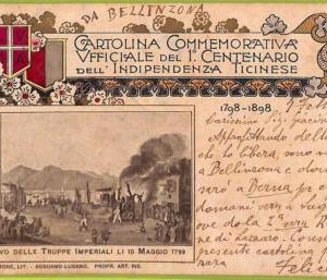 af5570 - SWITZERLAND Schweiz - Ansichtskarten VINTAGE POSTCARD-Bellinzona-1898