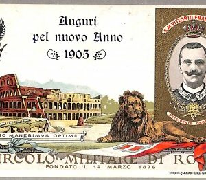 ab0472- CARTOLINA D'EPOCA - ROMA Città : Circolo Militare