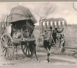 ab0170 - VINTAGE POSTKARTE - ROM Stadt: Auf der Via Appia