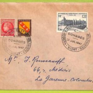 af9567 - FRANCE - POSTAL HISTORY - Cover - 1947, MEDICINE