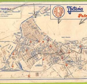 af6460 - LIBYA - VINTAGE POSTCARD - Tripoli  - MAPS