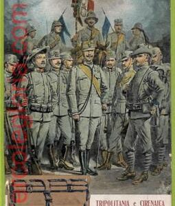 af6462 - LIBYA - VINTAGE POSTCARD - Tripoli  - 1912,Military