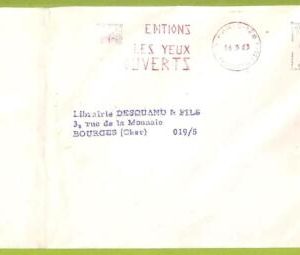 af9710 - FRANCE - POSTAL HISTORY - COVER  - 1963, MEDICINE  Vision EYES