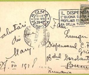 af9626 - ITALY - POSTAL HISTORY - Cover - 1928, MEDICINE