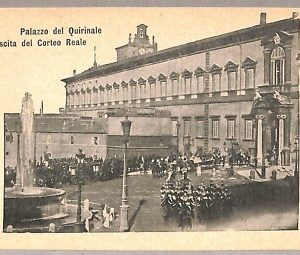 ab0478 - CARTOLINA D'EPOCA - ROMA Città : Palazzo del Quirinale