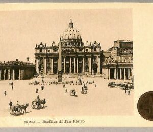 ab0101 - POSTAL VINTAGE - ROMA Ciudad: Basílica de San Pedro