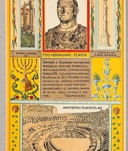 ab0078 - VINTAGE POSTCARD - ROME City: Vespasiano Flavio