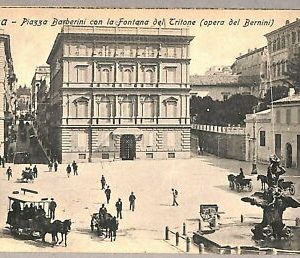 ab0110 - VINTAGE POSTKARTE - ROM Stadt: Piazza Barberini