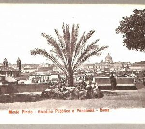 ab0123 - VINTAGE POSTKARTE - ROM Stadt: Monte Pincio