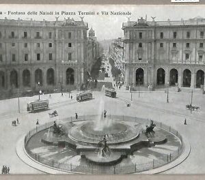 ab0131 - VINTAGE POSTCARD - ROME City: Fountain of the Naiads in Piazza Termini
