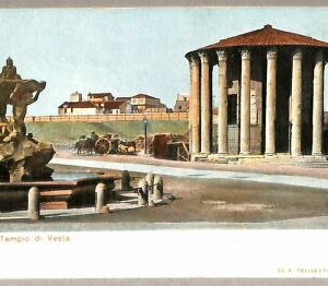 ab0097 - POSTAL VINTAGE - ROMA Ciudad: Templo de Vesta