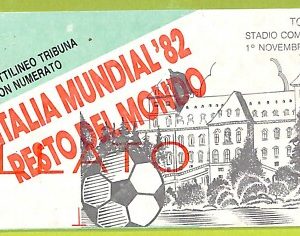 C2593- Vecchio BIGLIETTO PARTITA CALCIO 1988 ITALIA