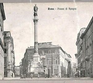 ab0150 - POSTAL VINTAGE - ROMA Ciudad: Piazza di Spagna