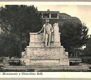 ab0138 - VINTAGE POSTKARTE - ROM Stadt: Denkmal für Gioacchino Belli
