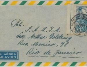 74402 - BRAZIL - POSTAL HISTORY - AIRMAIL COVER  1949 - PALM TREES