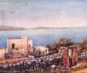 ac0190 - VINTAGE POSTCARD - MALTA - St. Paul's Bay   Illustrated OILETTE