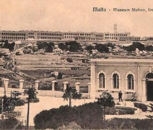 ac0195 - Ansichtskarten VINTAGE POSTCARD - MALTA  -  Museum Station - 1928