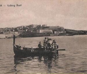ac0196 - Ansichtskarten VINTAGE POSTCARD - MALTA   - 1916 - Fishing boat