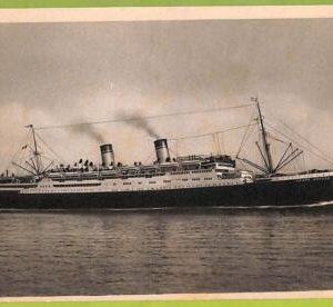 af7314 - ITALY - VINTAGE POSTCARD Ansichtskarten - SHIP "Conte Grande"  NAVI